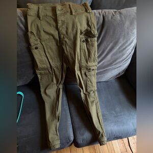 Women’s Olive Cargo Pants